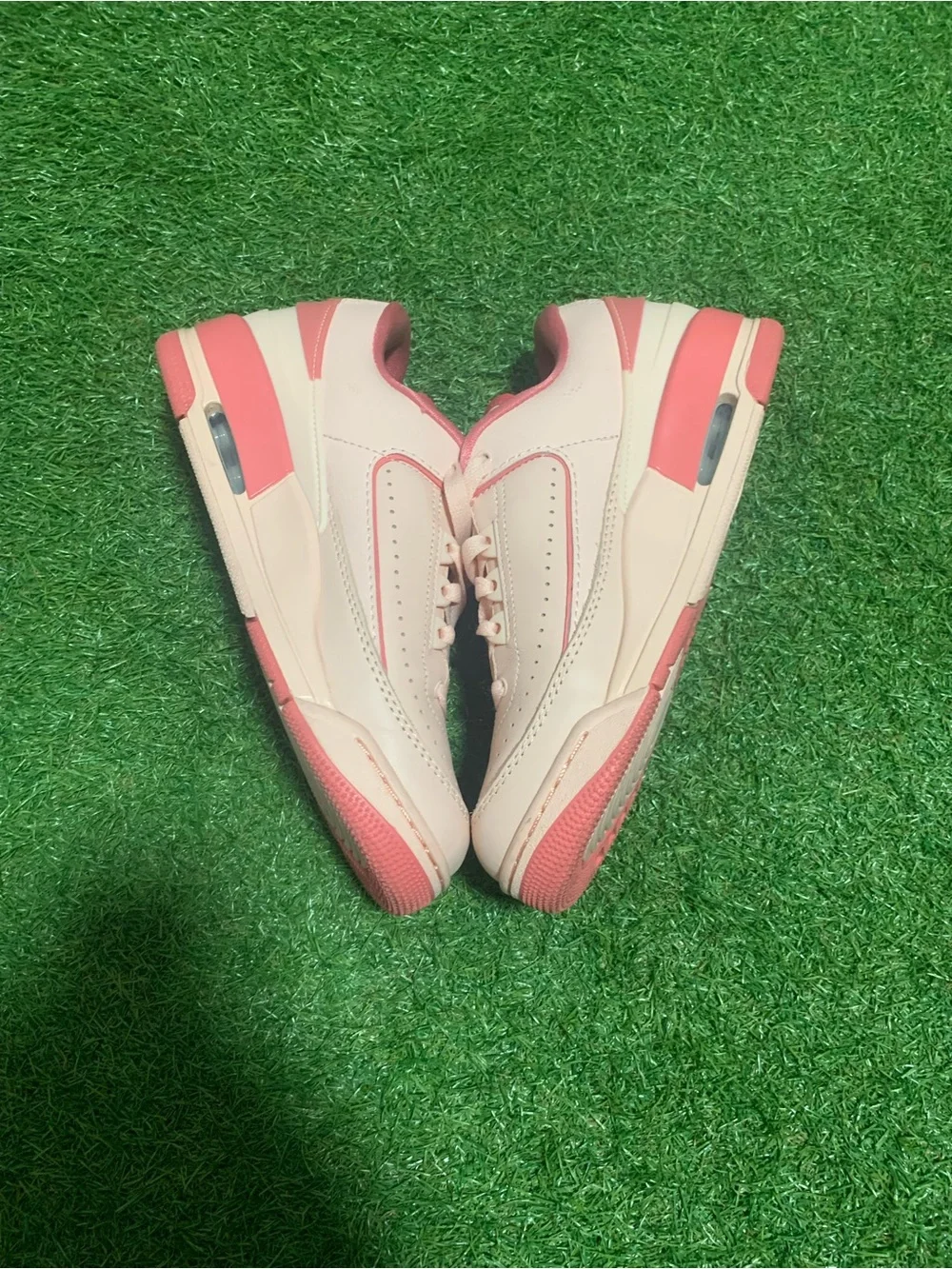 Jordan Low-Top Sneakers in Light Pink and Pink